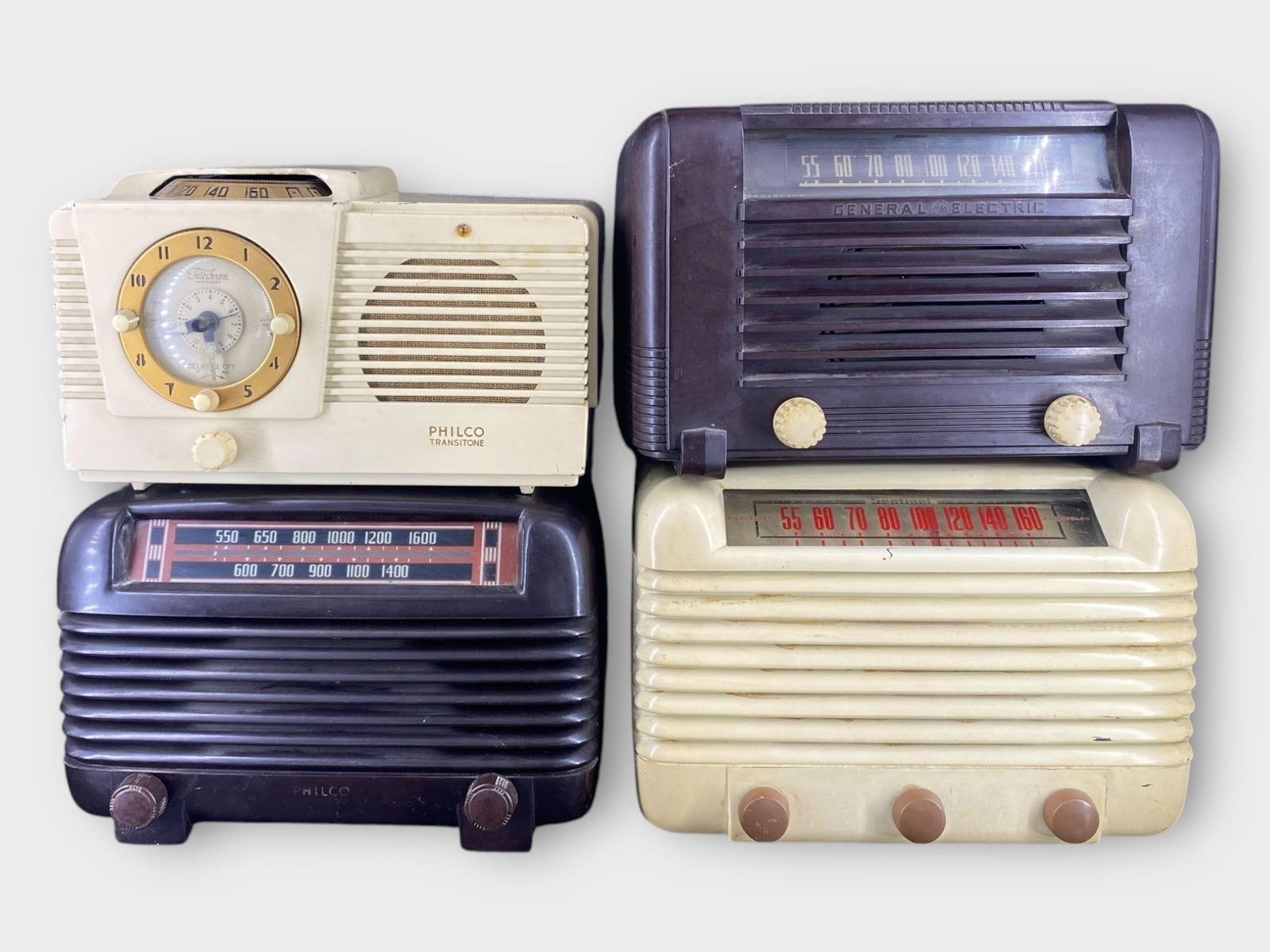 Gen. Electric Senitenal Philco Radio, Lot of 4 (1 of 11)