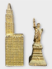Woolworth Bldg & Statue of Liberty Coin Bank