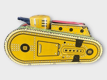 Marx Toys Army War Wind Up Tank