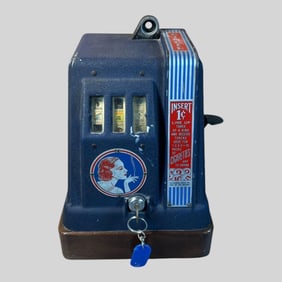 Ginger 1 Cent Cigarette Token Vending Machine