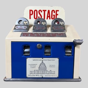 American Postmaster Postage Stamp Vending Machine