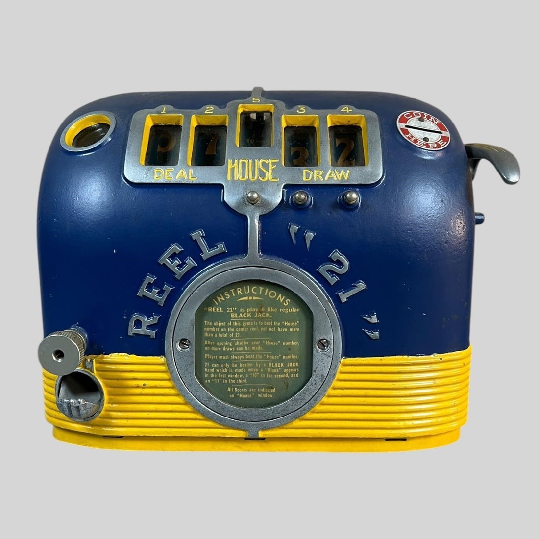 Reel 21 Blackjack Trade Stimulator Gumball Machine (1 of 8)