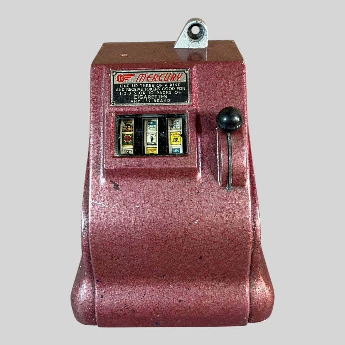 Mercury 1 Cent Cigarette 3-Reel Trade Stimulator (1 of 8)