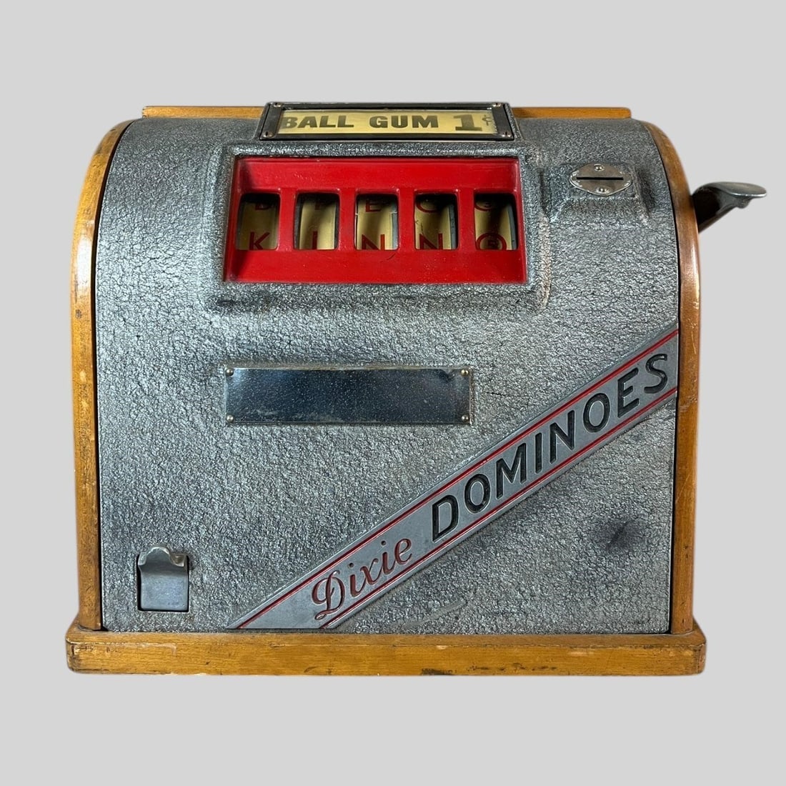 Dixie Dominoes Spelling Bee Coin Op Slot Machine (1 of 8)