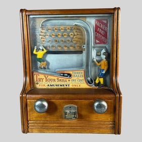 Kicker and Catcher Coin Op Arcade Game W/Key