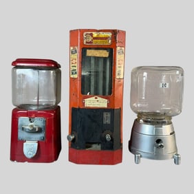 Acorn Oak, Ford Candy Gum Dispenser, Lot of 3