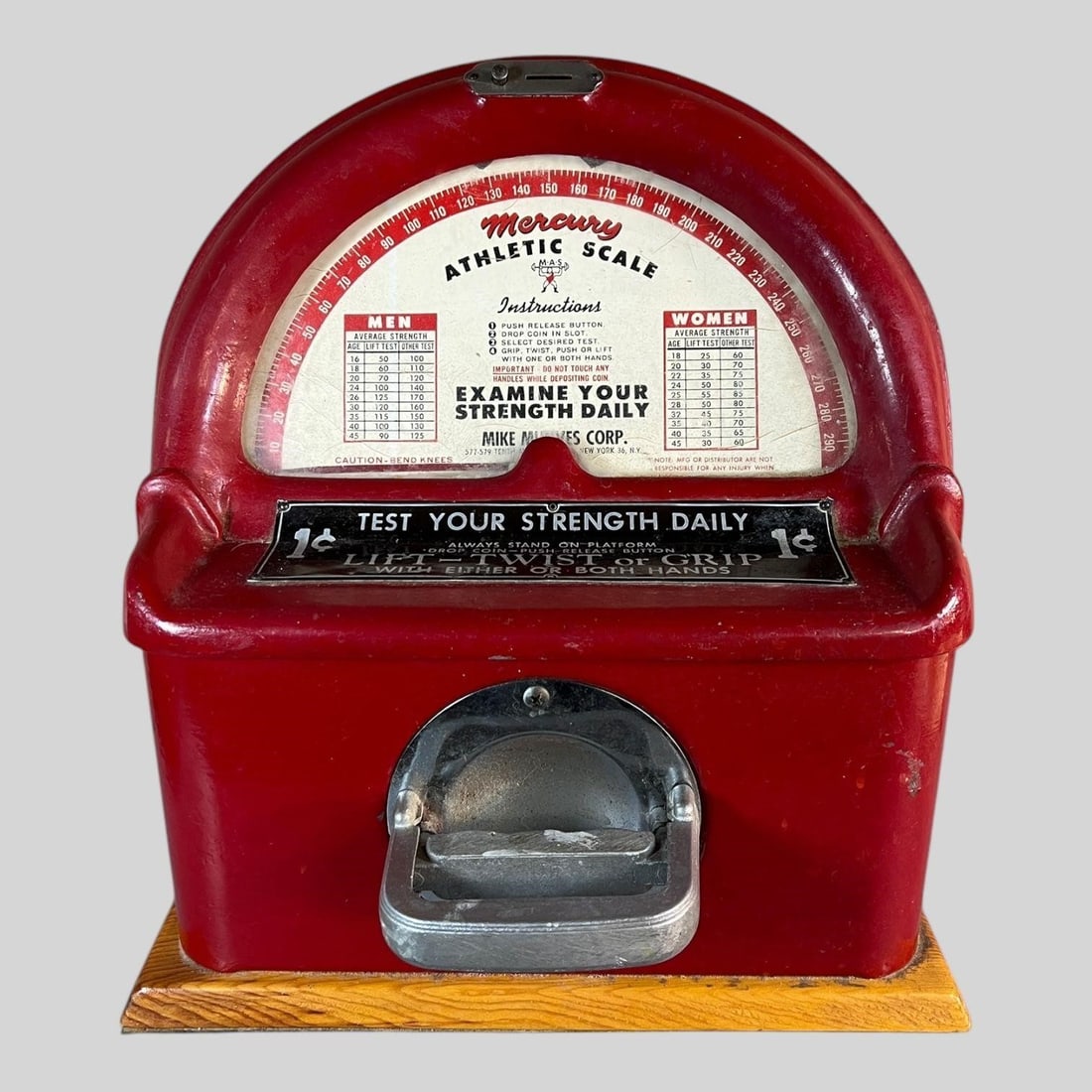 Mercury Athletic Scale Strength Testing Machine (1 of 6)