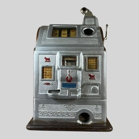 Jennings Rockola Coin Op Slot Machine W/Key