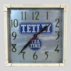 Tetley Tea Time Advertising Wall Clock