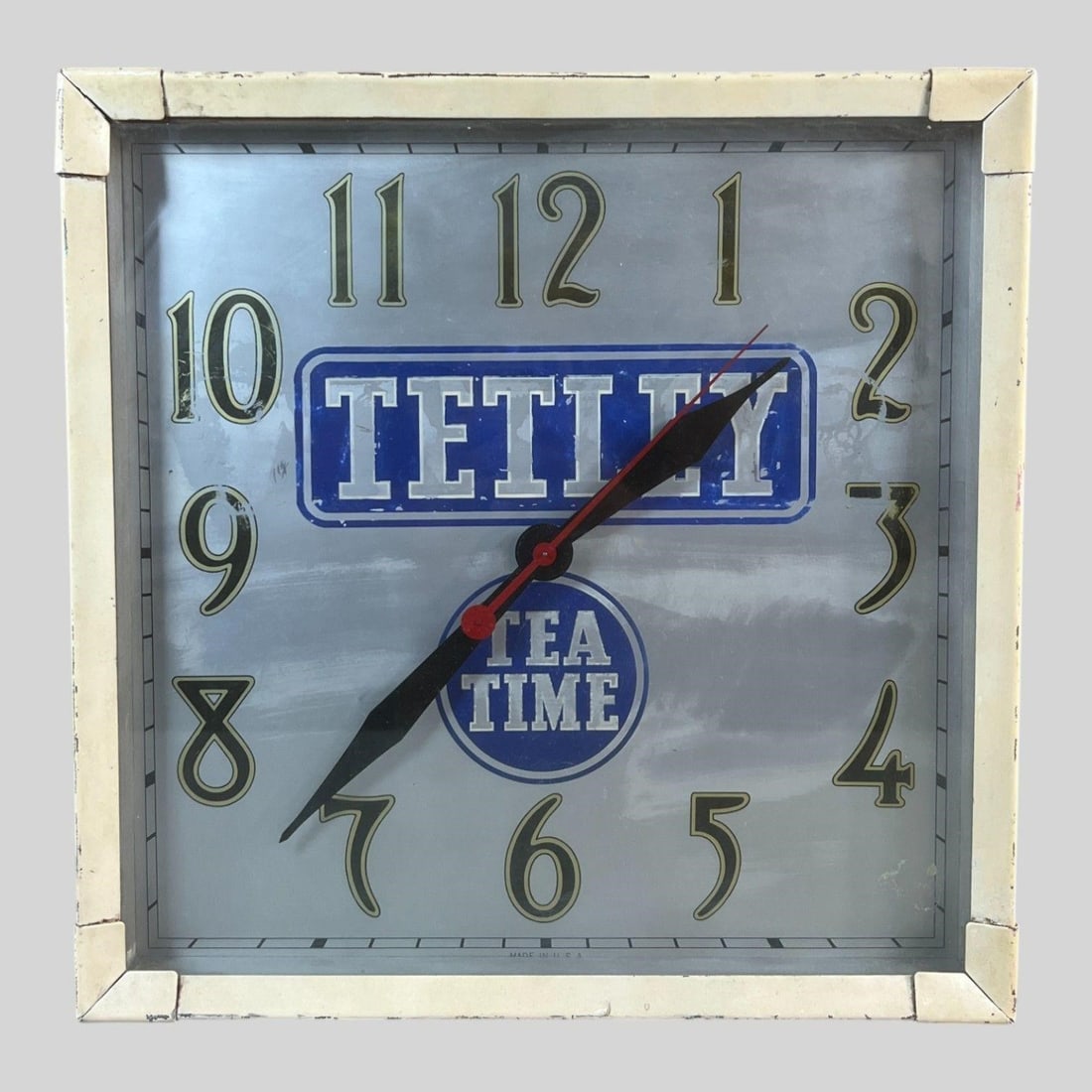 Tetley Tea Time Advertising Wall Clock (1 of 6)