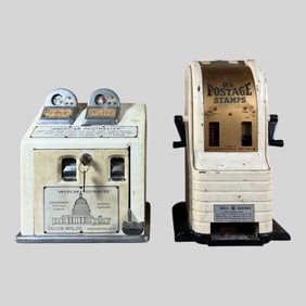 U.S. Postage Stamp Vending Machine, Lot of 2