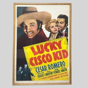 Lucky Cisco Kid 1940 Movie Poster