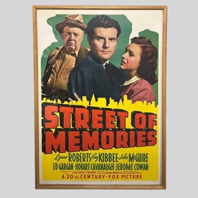 Street of Memories 1940 Movie Poster
