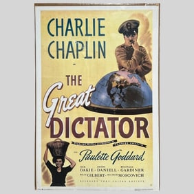 The Great Dictator 1940 Movie Poster