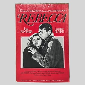 Rebecca 1940 Alfred Hitchcock Movie Poster