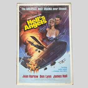 Hell's Angels 1930 Howard Hughes Movie Poster