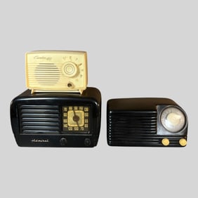 Admiral Cavalier 400 Olympic Tube Radio, Lot of 3