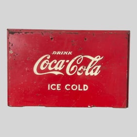 Coca-Cola Soda Advertising Tin Sign