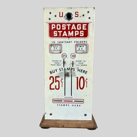 Vintage U.S Postage Stamp Vending Machine