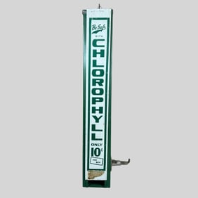 Vintage Be Safe Chlorophyl 10c Vending Machine