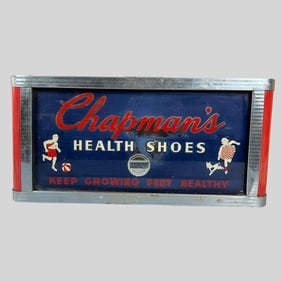 Chapman's Health Shoes Advertising Sign