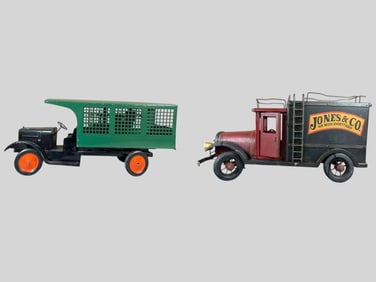 Lot of 2 Vintage Dump Trucks