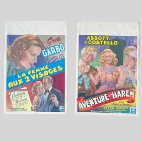 Lot of 2 Film Poster