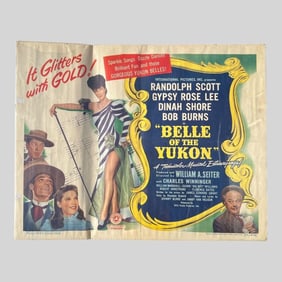 Vintage 1944 Belle Of The Yukon Poster #44/478