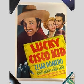 Lucky Cisco Kid With Cesar Romero Movie Poster