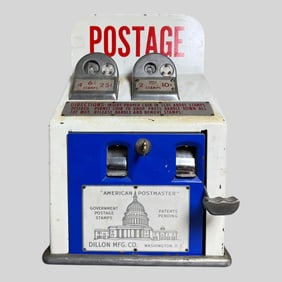 American Postmaster Countertop Postage Stamp Vending Machine