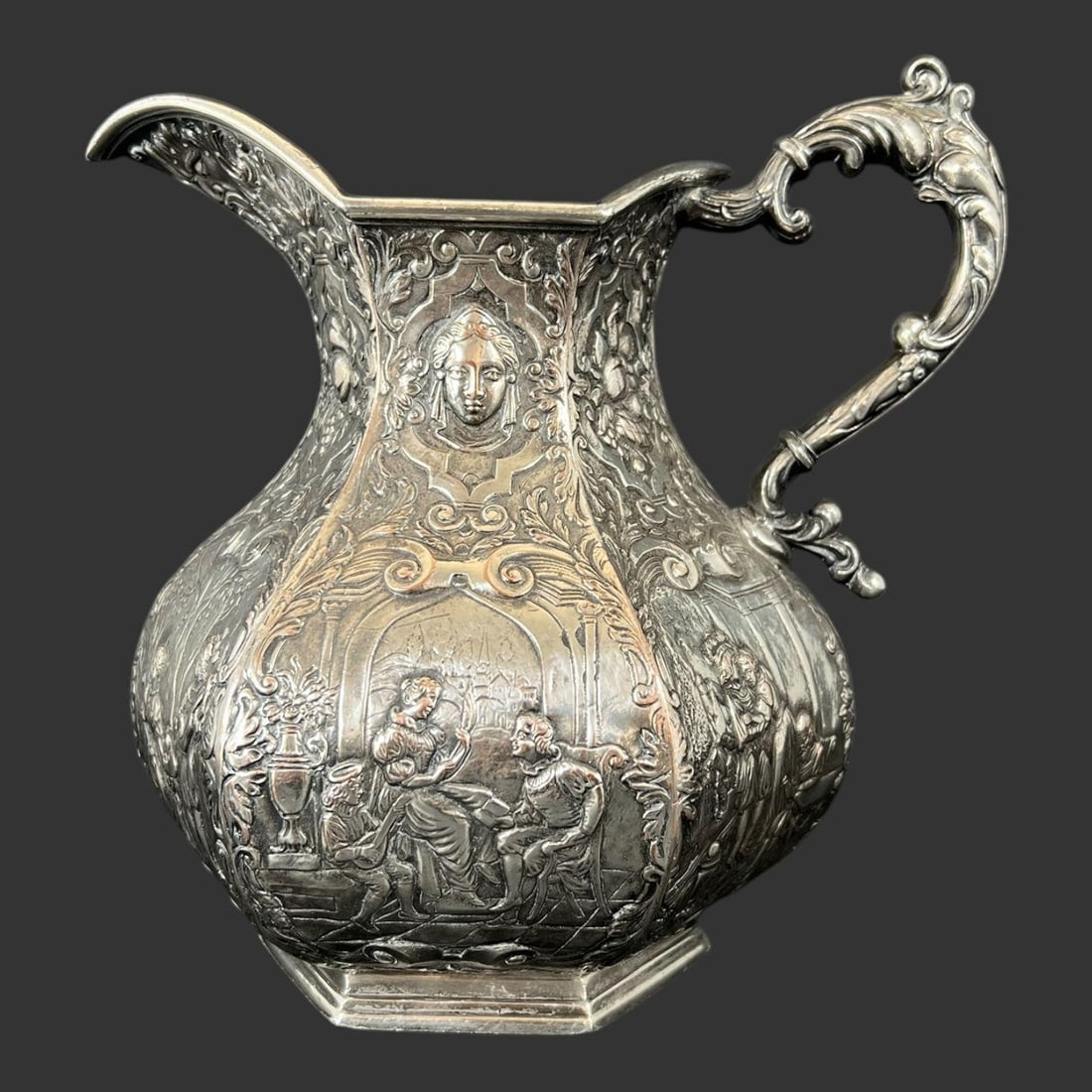 Antique Silver Plated EG Webster Son Water Pitcher (1 of 9)