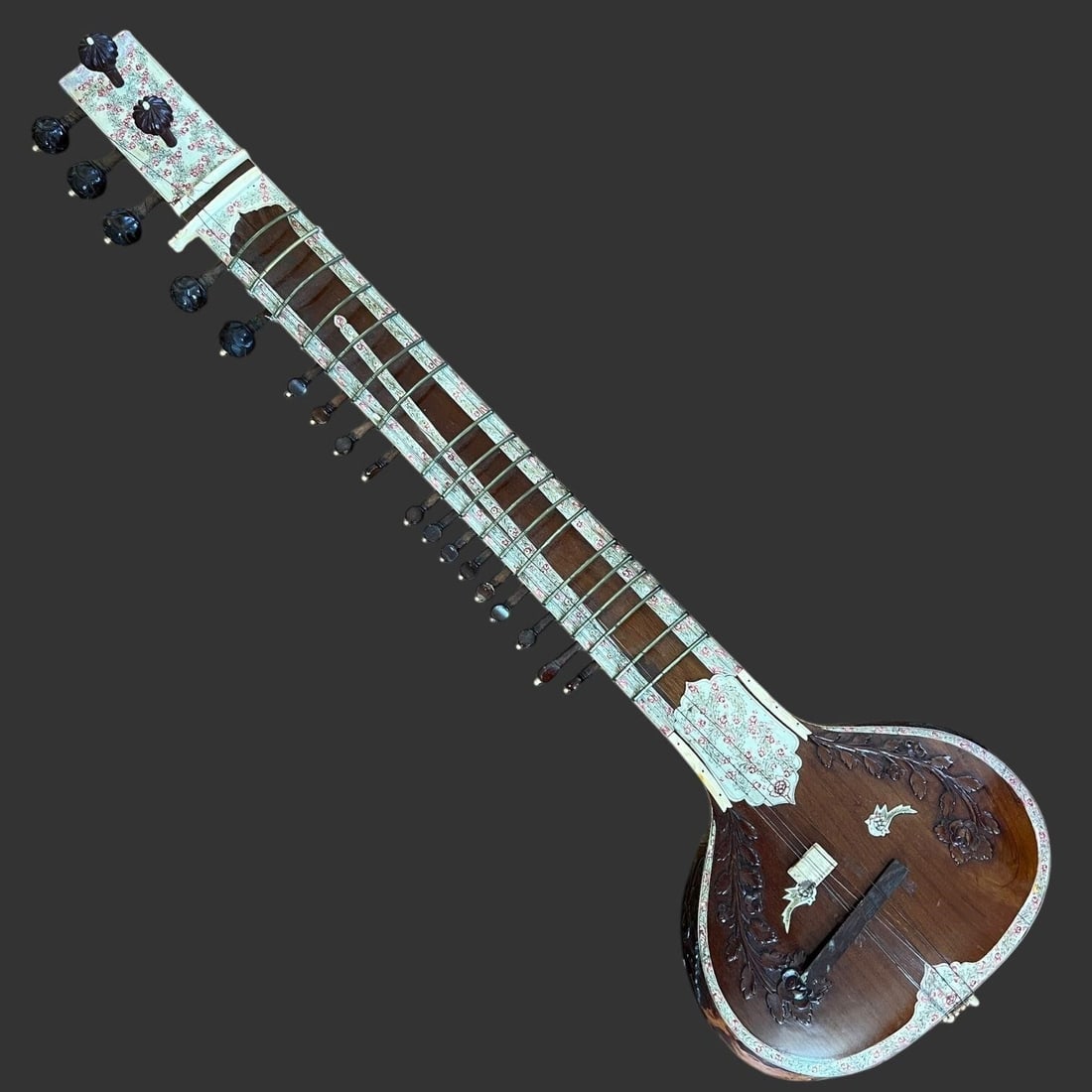 Vintage Indian Sitar Instrument (1 of 12)
