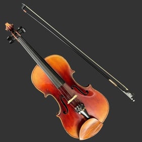 Antique Violin w/ Bow German Consrvatory