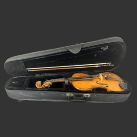 Antique Violin w/ Bow & Case