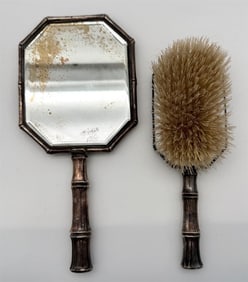 Antique Tiffany & Co. Sterling Silver 'Bamboo' Set