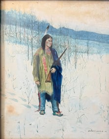 Peter Schmauss (USA 1868-1938) Watercolor Painting