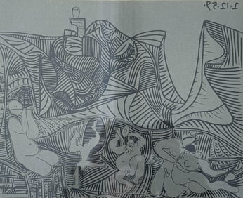 Pablo Picasso (Spain, 1881-1973) Bacchanale Print