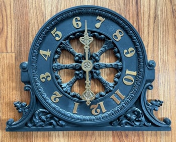 Antique Metal Elevator Floor Indicator w/ Arrow