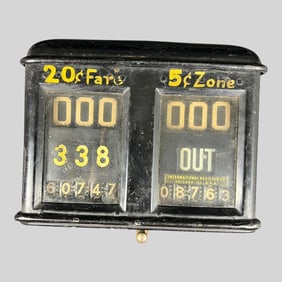 International Register Co. Passenger Fare Counter