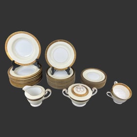 Lot of 32 Noritake China Goldkin Porcelain Set