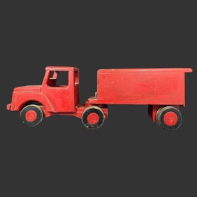 1930's Grandad's Toy Wooden Truck Hauler Car