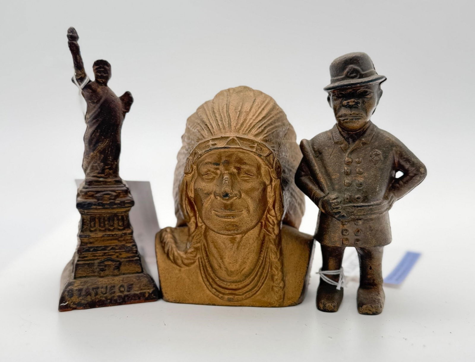 Lot of 3 Cast Iron Mechanical Still Banks (1 of 6)