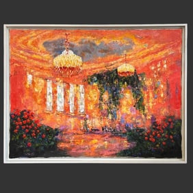 Hon Eng (Modern) Impressionist Painting on Canvas