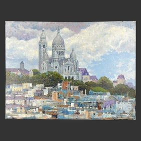 Jason Mao (Modern) Signed Oil Painting On Canvas
