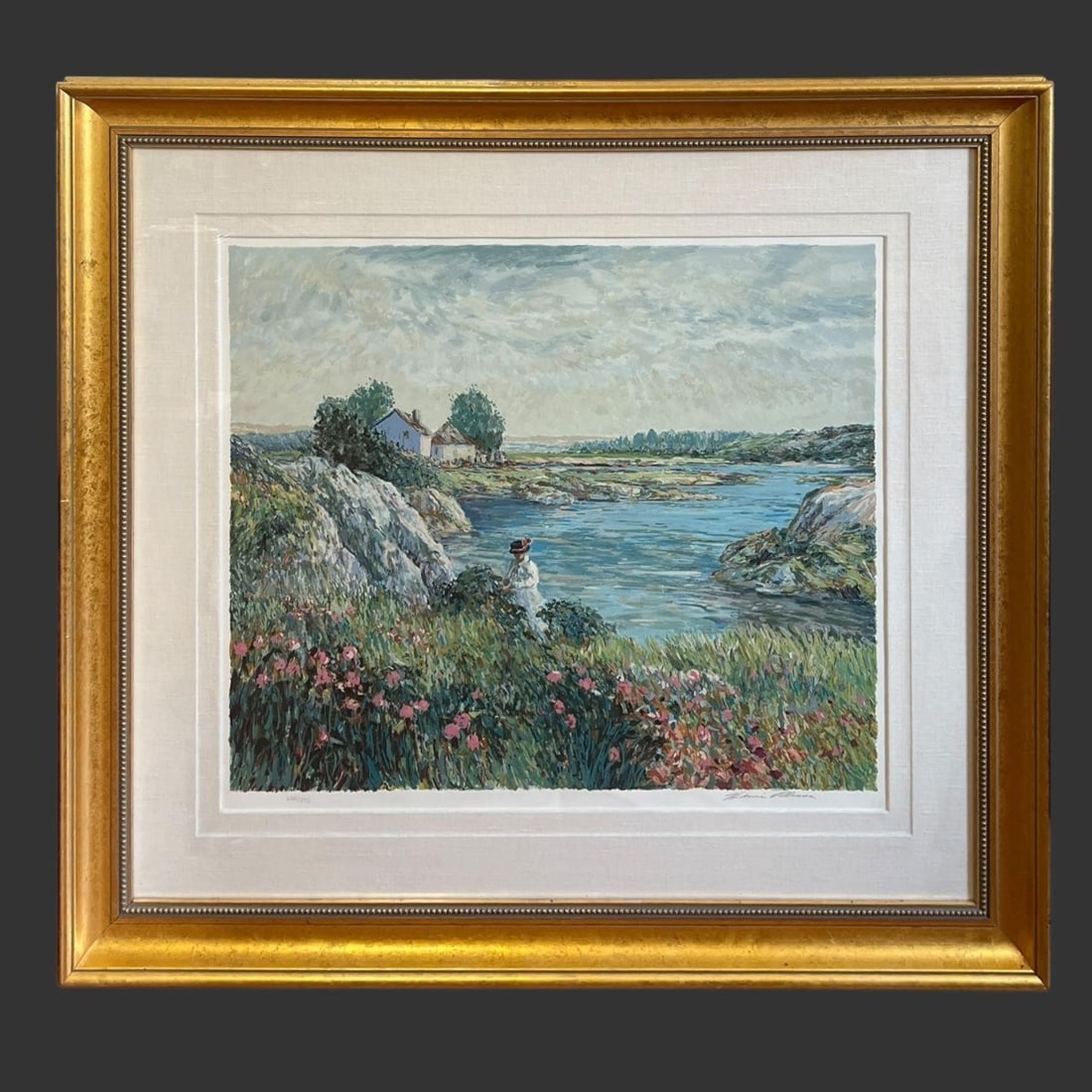 Henri Plisson (French, 1908-2002) Girl on The Hill (1 of 7)