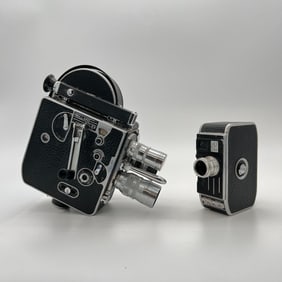 Lot of 2 Paillard Bolex Film Video Cameras