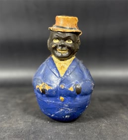 1920s Black Americana Rolly Dolly Roly Poly Doll