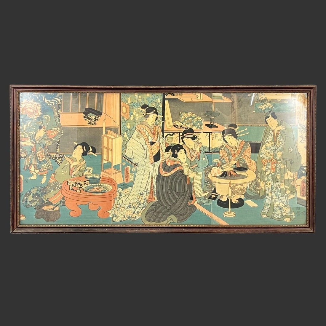 Utagawa Kunisada (Japan, 1786-1865) Ukiyo E Print (1 of 8)