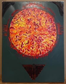 Serban Chelariu (20thC) Acrylic Painting on Canvas