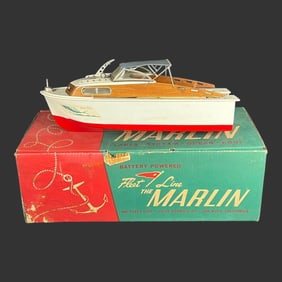 Fleet Line 'The Marlin' Speedboat & Evinrude Motor